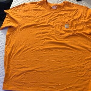 Carhartt Men's Bright Orange Short Sleeve Tee